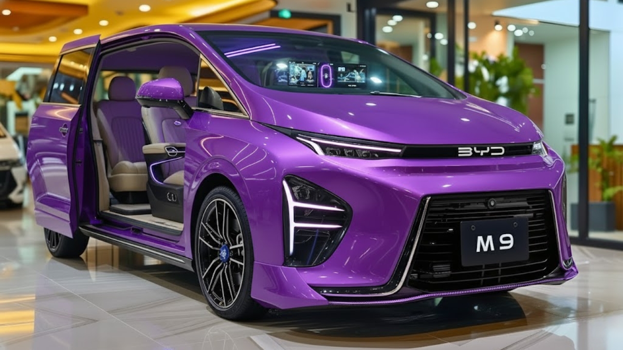 2026 BYD M9 Revealed: The Luxury Family Van Loaded With Premium Features